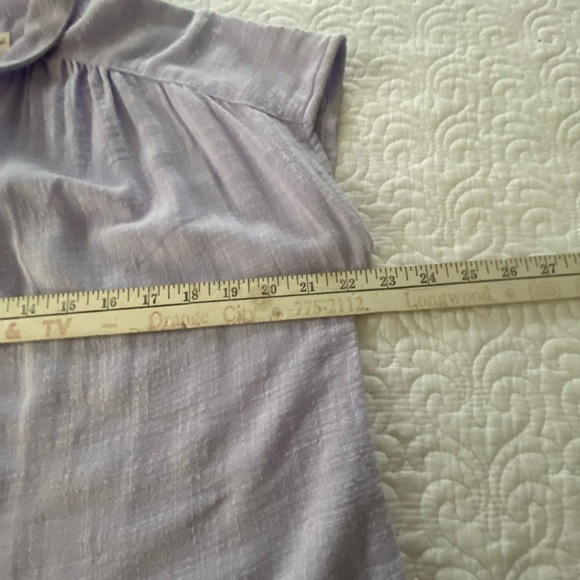 Universal Thread Light Purple Button Down Shirt Dolman Sleeve Button Up Size L - Picture 10 of 11